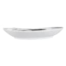 Elite Global Solutions 11" x 8 3/8" Oval Melamine Dinner Plate - Black (D1181OV-BD) thumbnail 3