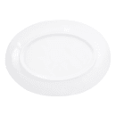 Elite Global Solutions 11" x 8 3/8" Oval Melamine Dinner Plate - Black (D1181OV-BD) thumbnail 5
