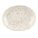 Elite Global Solutions 11" x 8 3/8" Oval Melamine Dinner Plate - Chocolate Chip (D1181OV-CC) thumbnail 2