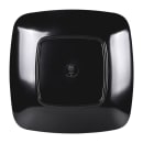 Elite Global Solutions 11 3/8" Square Melamine Dinner Plate, Black (D11SQR-B) thumbnail 4