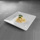 Elite Global Solutions 11" Square Melamine Dinner Plate, White (D11SQRR-W) thumbnail 6