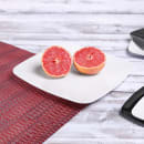 Elite Global Solutions 11 3/8" Square Melamine Dinner Plate, White (D11SQR-W) thumbnail 6