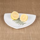 Elite Global Solutions 10 1/4" Triangular Melamine Dinner Plate, White (D11T-W) thumbnail 7