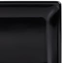 Elite Global Solutions 12" x 5 1/2" Rectangular Sqaured Platter - Melamine, Black (D126RC-B) thumbnail 5