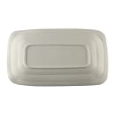 Elite Global Solutions Rectangular Melamine Dinner Plate - 12" x 7", Off White Stone (D127PLST-OWD) thumbnail 4