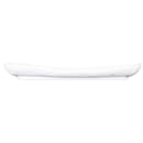 Elite Global Solutions 13" x 4" Oval Tuscany Tray - Melamine, White (D134-W) thumbnail 3