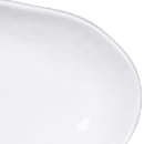 Elite Global Solutions 13" x 4" Oval Tuscany Tray - Melamine, White (D134-W) thumbnail 5