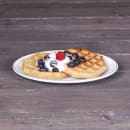 Elite Global Solutions 9" x 6 1/4" Oval Melamine Salad Plate - White (D2209L-W) thumbnail 7