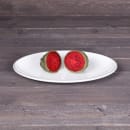 Elite Global Solutions 11" x 7 7/8" Oval Melamine Dinner Plate - White (D2211L-W) thumbnail 7