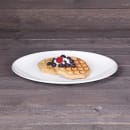 Elite Global Solutions 13" x 10 1/8" Oval Melamine Dinner Plate - White (D2213L-W) thumbnail 7