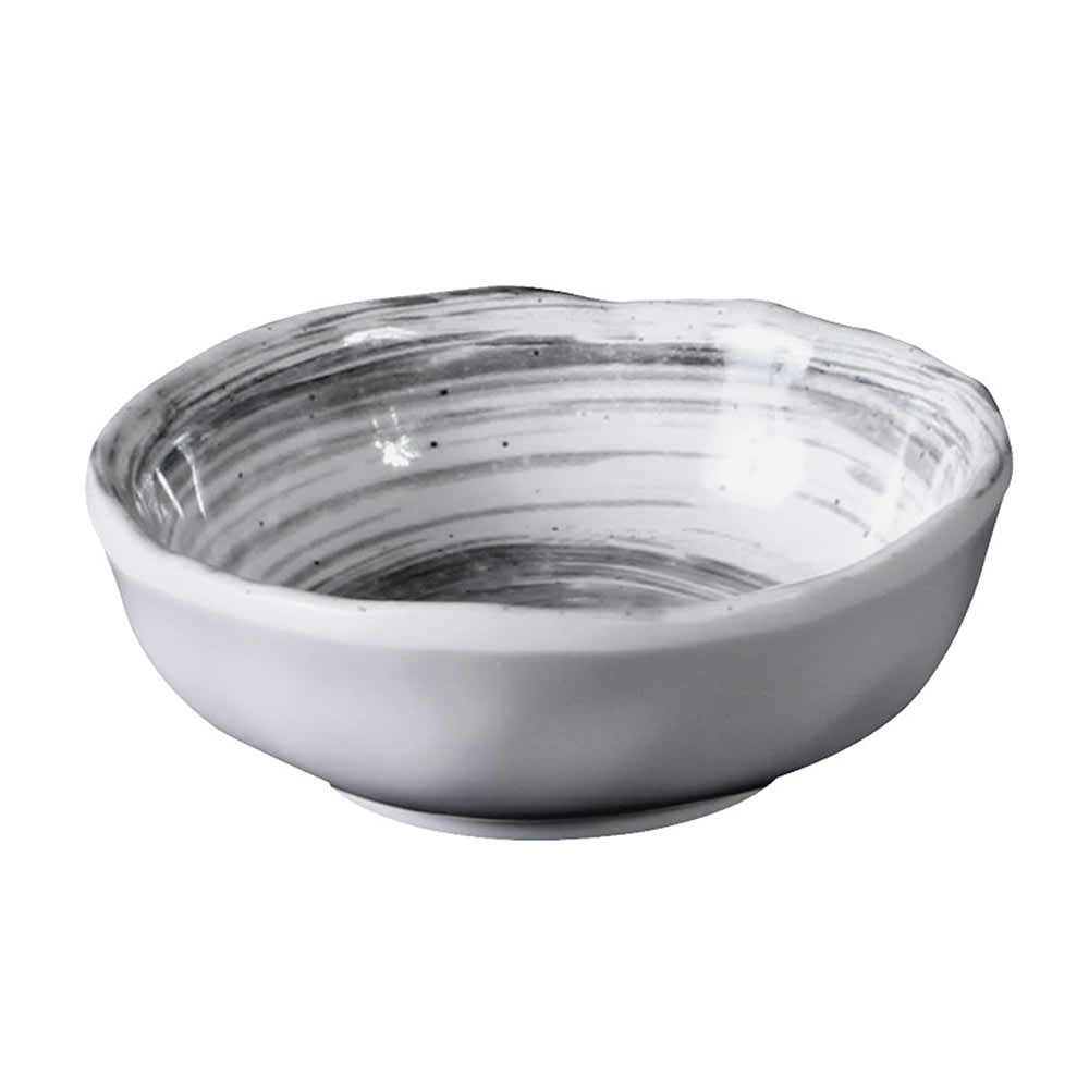 Elite Global Solutions 3 oz Melamine Bowl, Black (D3141R-BD)