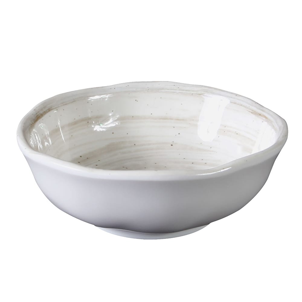 Elite Global Solutions 9 oz Round Melamine Bowl, Taupe (D4134R-TD)