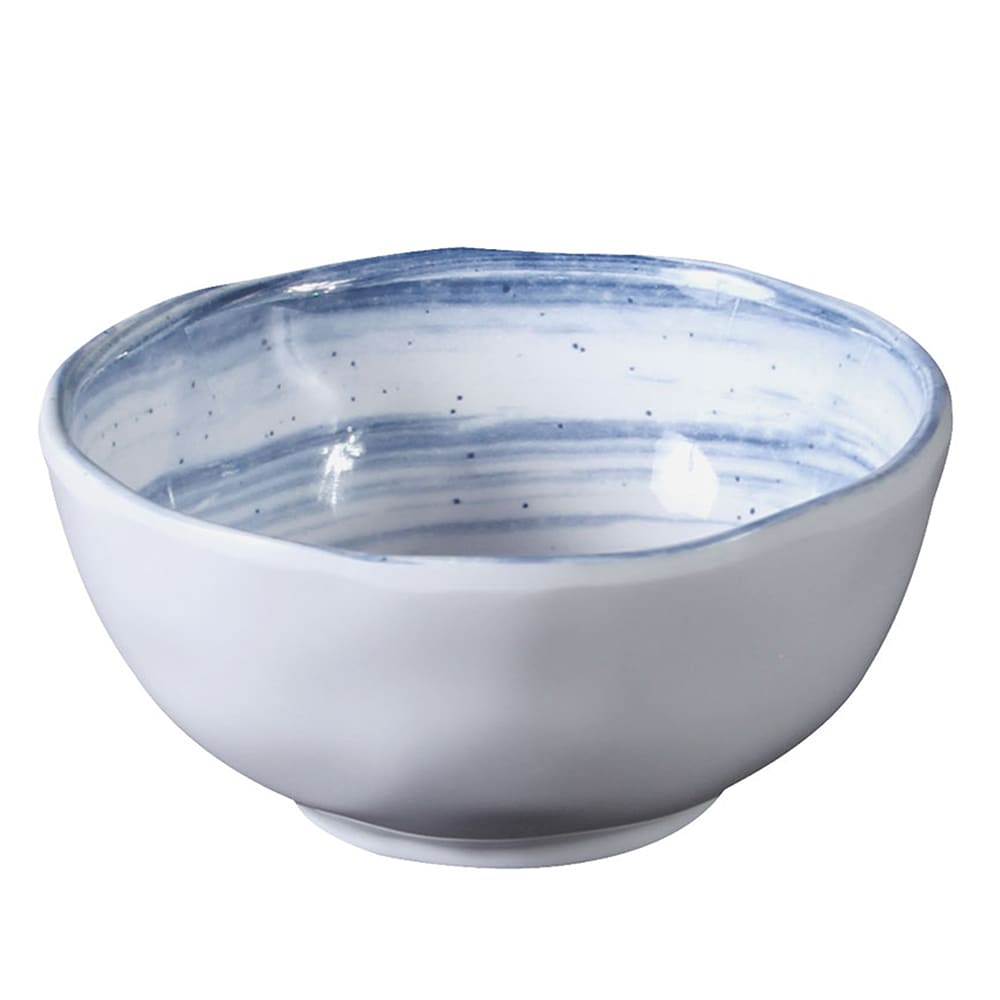 Elite Global Solutions 9 oz Round Melamine Bowl, Navy (D4142R-ND)