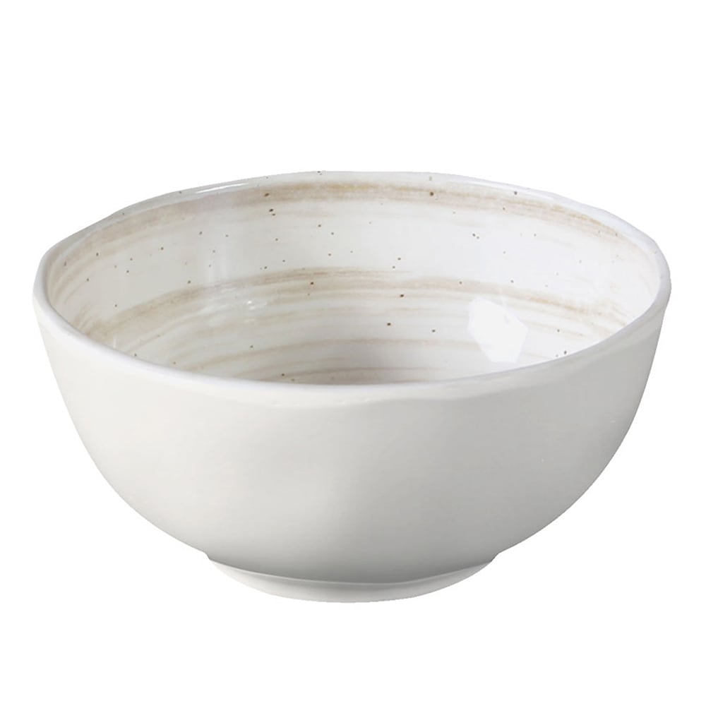 Elite Global Solutions 9 oz Round Melamine Bowl, Taupe (D4142R-TD)