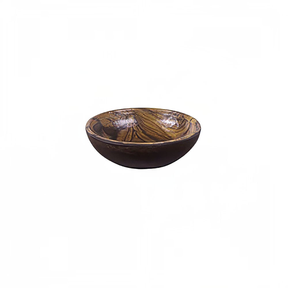 Elite Global Solutions 6 oz Round Melamine Sequoia Bowl (D416RB-SEQ)