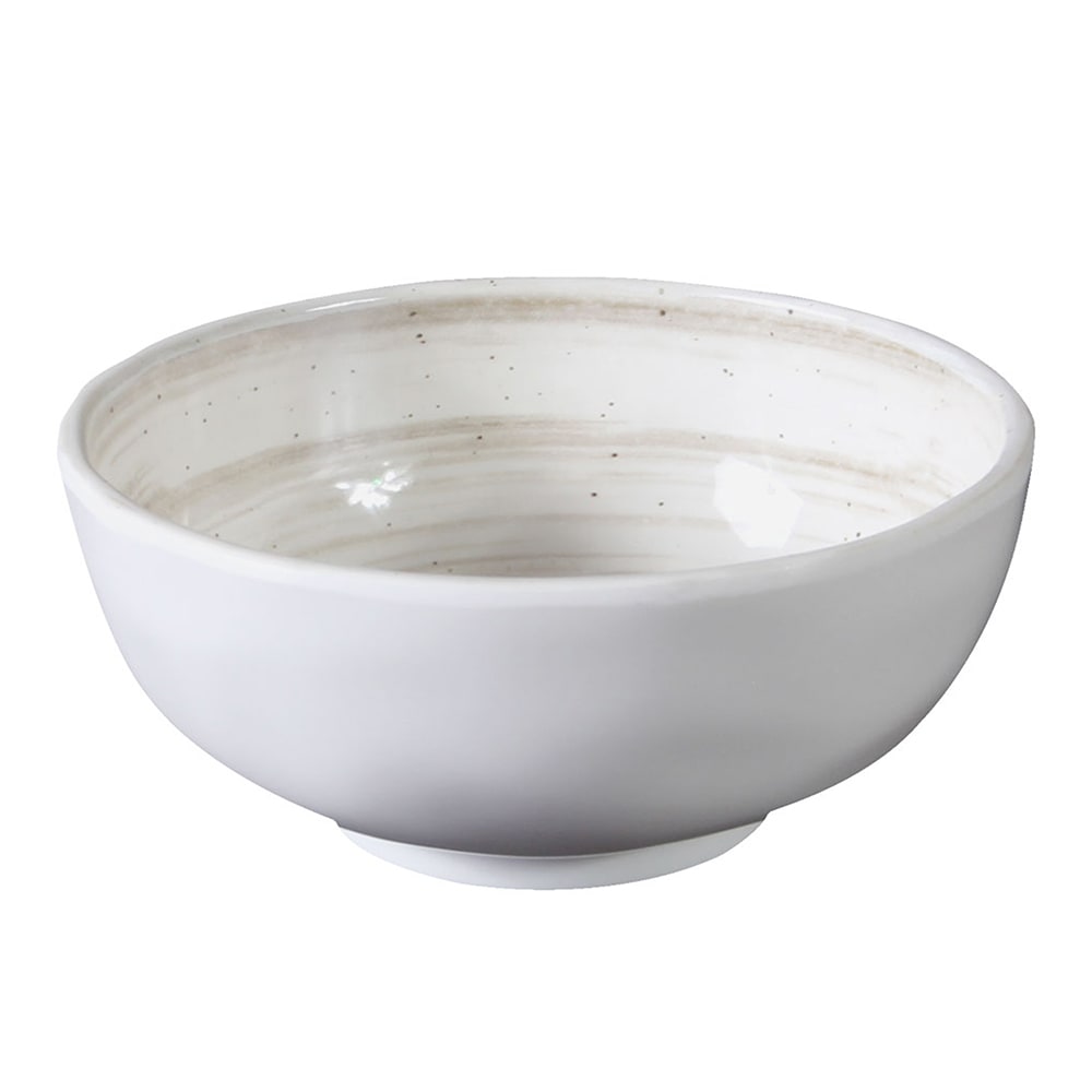 Elite Global Solutions 14 oz Round Melamine Bowl, Taupe (D4238R-TD)
