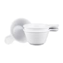Elite Global Solutions 10 oz Round Pebble Creek Bowl w/ Handle - Melamine, White (D42RR-W) thumbnail 7