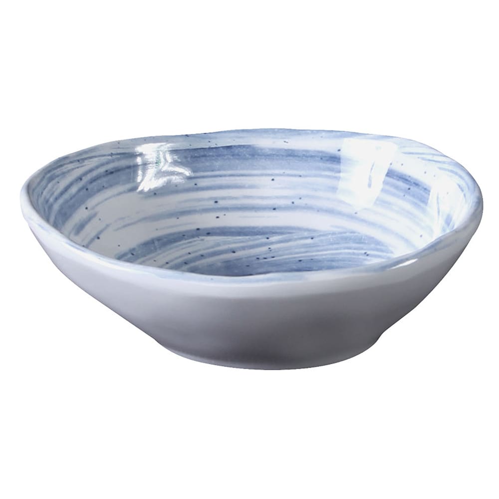 Elite Global Solutions 5 oz Oval Melamine Bowl, Navy (D431OV-ND)