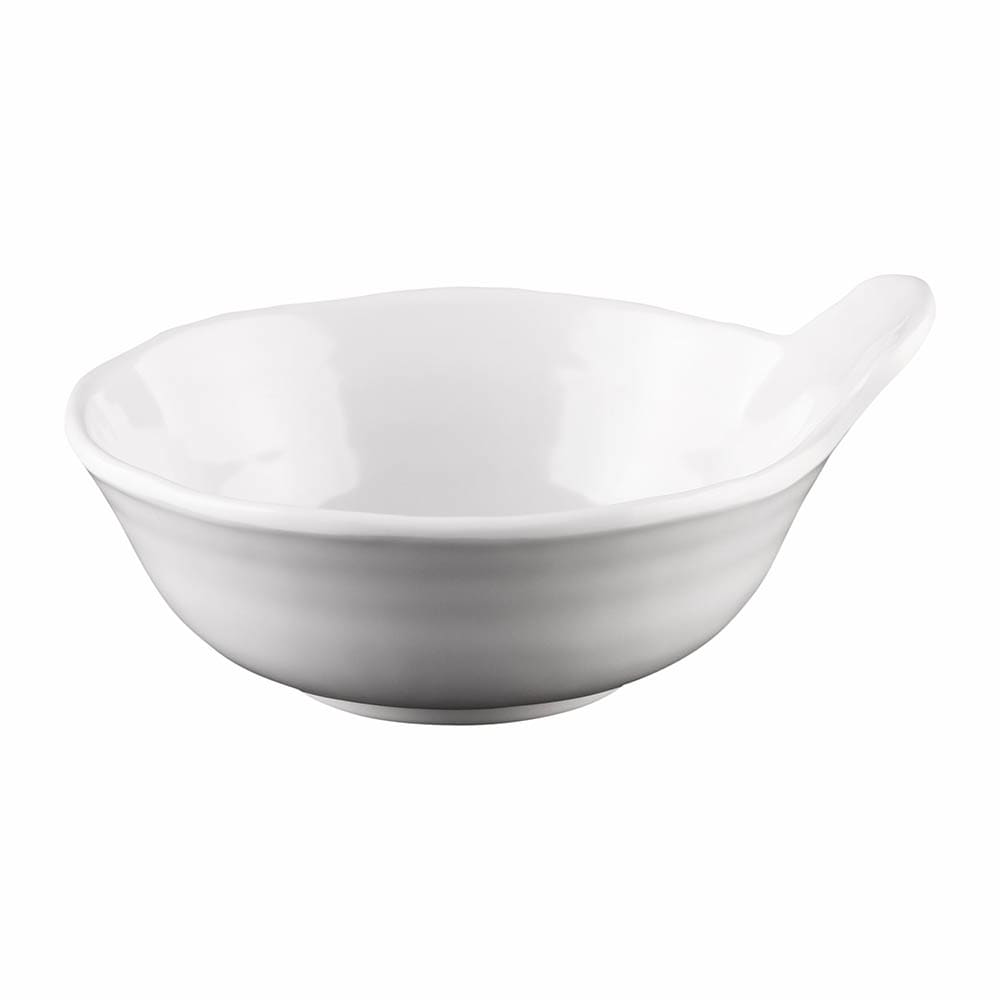 Elite Global Solutions 6 oz Round Melamine Bowl, White (D452RR-W)