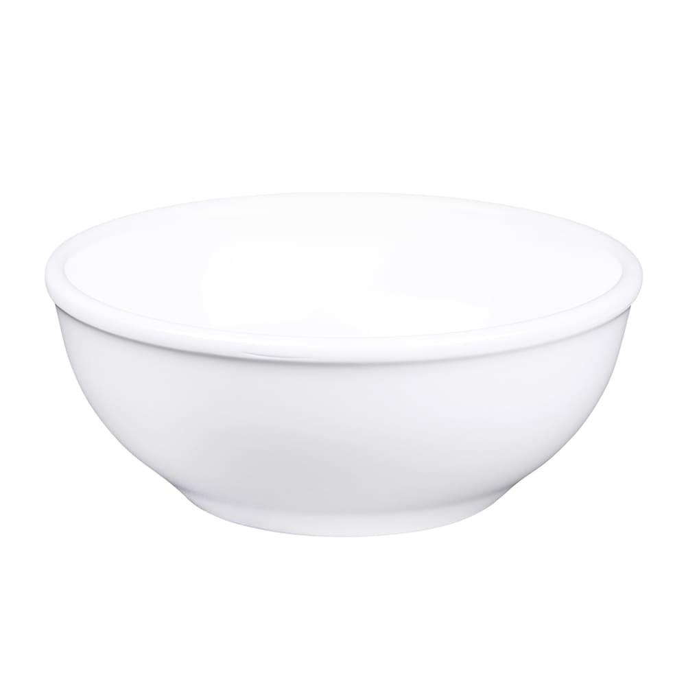 Elite Global Solutions 18 oz Round Melamine Bowl, White (D512B-W)