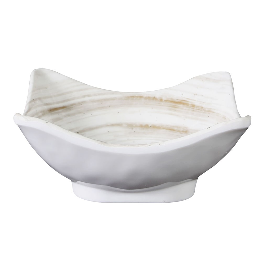 Elite Global Solutions 9 oz Square Melamine Bowl, Taupe (D52SQ-TD)