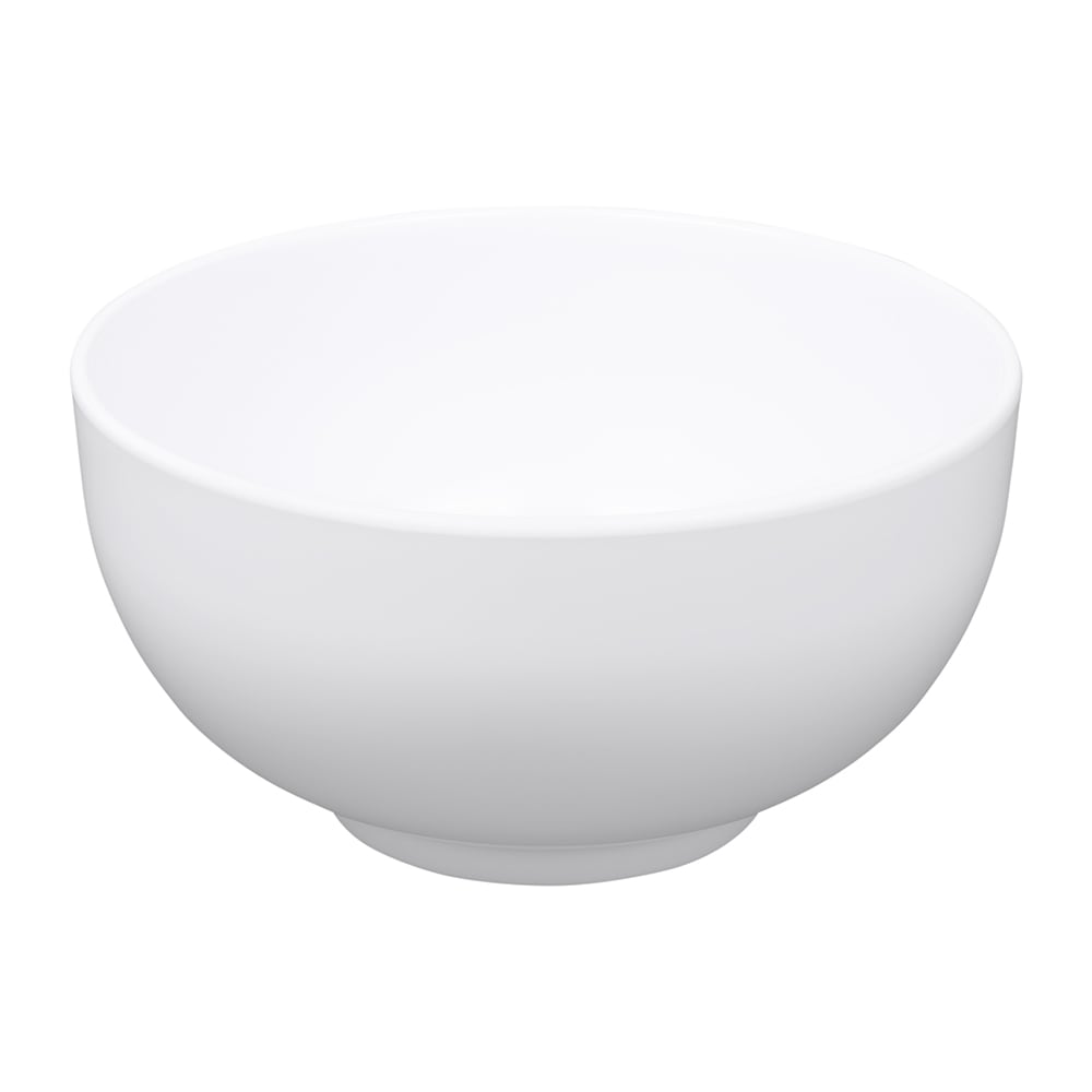 Elite Global Solutions 48 oz Round Melamine Serving Bowl, White (D54-W)