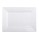 Elite Global Solutions Rectangular Melamine Salad Plate - 7" x 5 1/2", White (D557RC-W) thumbnail 2
