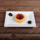 Elite Global Solutions Rectangular Melamine Salad Plate - 7" x 5 1/2", White (D557RC-W) thumbnail 5