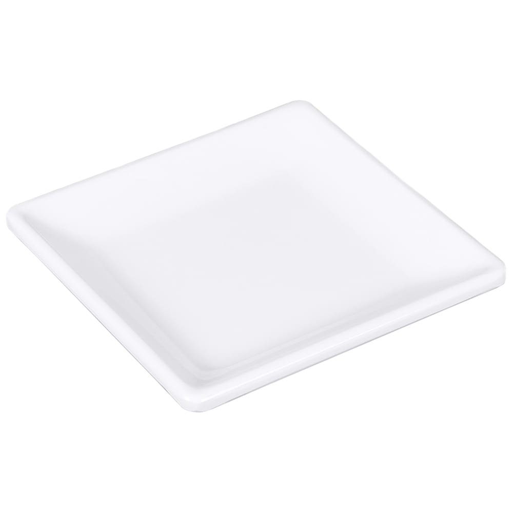 Elite Global Solutions 5" Square Melamine Plate, White (D55SQ-W)