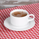 Elite Global Solutions 5 3/4" Round Melamine Saucer, White (D60-W) thumbnail 7