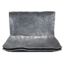 Elite Global Solutions Rectangular Melamine Dinner Plate - 10 1/4" x 6 1/2", Coal (D61014RC-CO) thumbnail 4