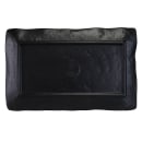 Elite Global Solutions Rectangular Melamine Dinner Plate - 10 1/4" x 6 1/2", Coal (D61014RC-CO) thumbnail 6