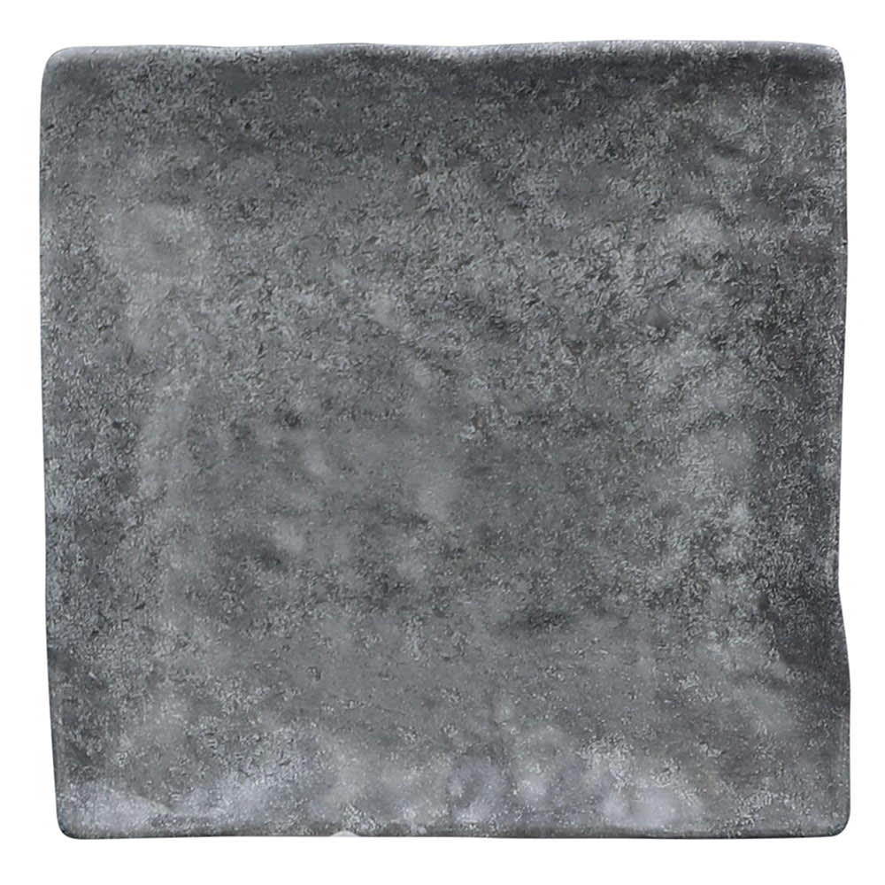 Elite Global Solutions 6" Square Melamine Dessert Plate, Coal (D6118SQ-CO)