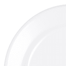 Elite Global Solutions 6 1/2" Round Melamine Dessert Plate, White (D612PL-W) thumbnail 5