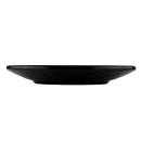 Elite Global Solutions 6 3/8" Round Melamine Dessert Plate, Black (D638RR-B) thumbnail 2