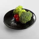 Elite Global Solutions 6 3/8" Round Melamine Dessert Plate, Black (D638RR-B) thumbnail 6