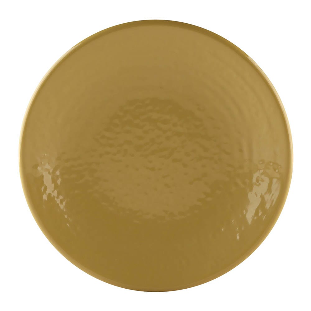 Elite Global Solutions 6 3/8" Round Melamine Dessert Plate, Olive Oil (D638RR-OO)