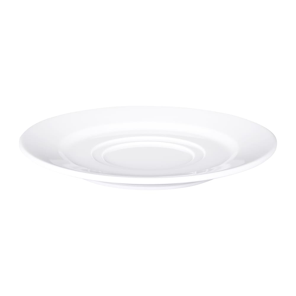 Elite Global Solutions 6 1/2" Round Melamine Saucer, White (D658-W)