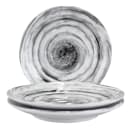 Elite Global Solutions 7 5/8" Round Melamine Salad Plate, Black (D71R-BD) thumbnail 5