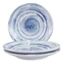 Elite Global Solutions 7 5/8" Round Melamine Salad Plate, Navy (D71R-ND) thumbnail 5