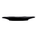 Elite Global Solutions 7 1/2" Round Melamine Salad Plate, Black (D750-B) thumbnail 2