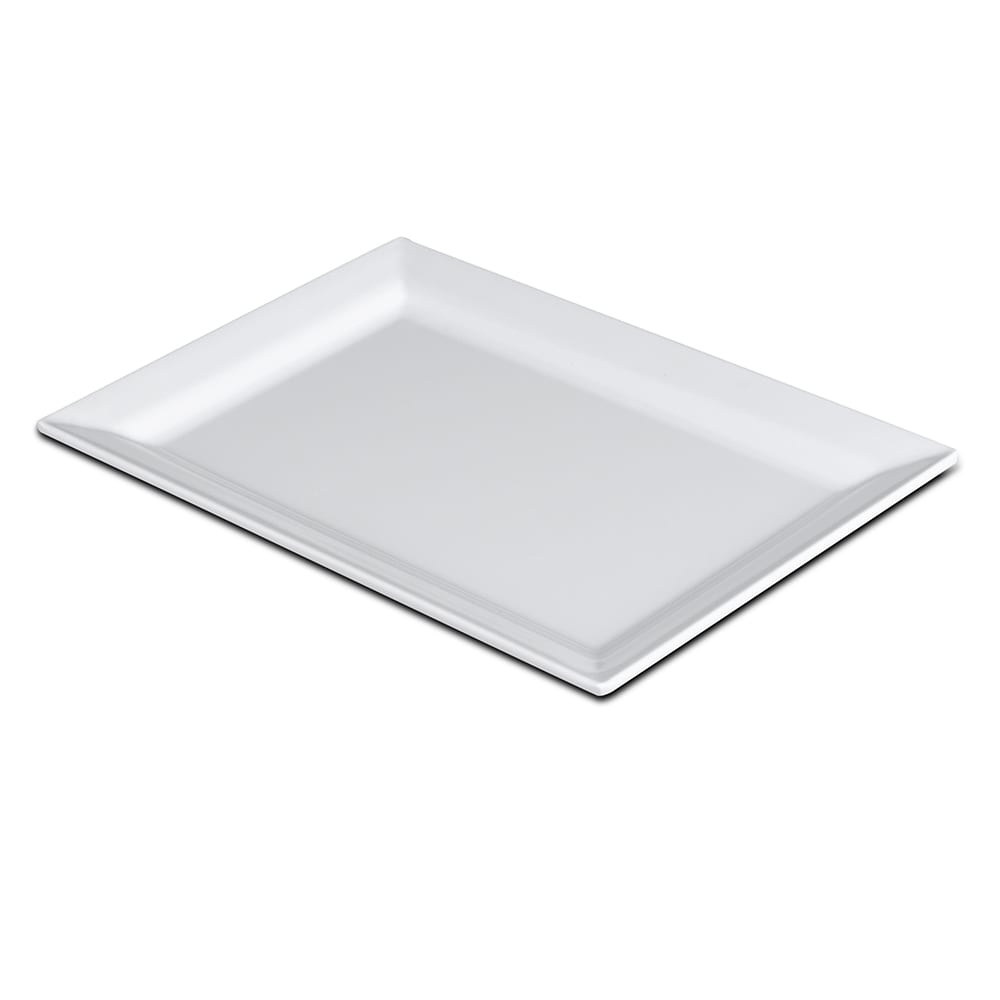 Elite Global Solutions Rectangular Melamine Dinner Plate - 11" x 7 1/2", White (D7511RC-W)