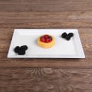 Elite Global Solutions Rectangular Melamine Dinner Plate - 11" x 7 1/2", White (D7511RC-W) thumbnail 9