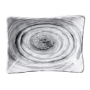 Elite Global Solutions Rectangular Melamine Salad Plate - 7 1/8" x 5 1/4", Black (D7525RC-BD) thumbnail 2