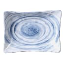 Elite Global Solutions Rectangular Melamine Salad Plate - 7 1/8" x 5 1/4", Navy (D7525RC-ND) thumbnail 2