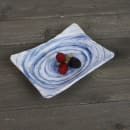 Elite Global Solutions Rectangular Melamine Salad Plate - 7 1/8" x 5 1/4", Navy (D7525RC-ND) thumbnail 7