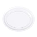 Elite Global Solutions 9 5/8" x 7 1/2" Oval Melamine Dinner Plate - White (D75OV-W) thumbnail 4