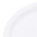 Elite Global Solutions 9 5/8" x 7 1/2" Oval Melamine Dinner Plate - White (D75OV-W) thumbnail 5