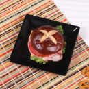 Elite Global Solutions 7" Square Melamine Salad Plate, Black (D77SQ-B) thumbnail 6