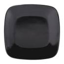 Elite Global Solutions 6 5/8" Square Melamine Dessert Plate, Black (D7SQR-B) thumbnail 2